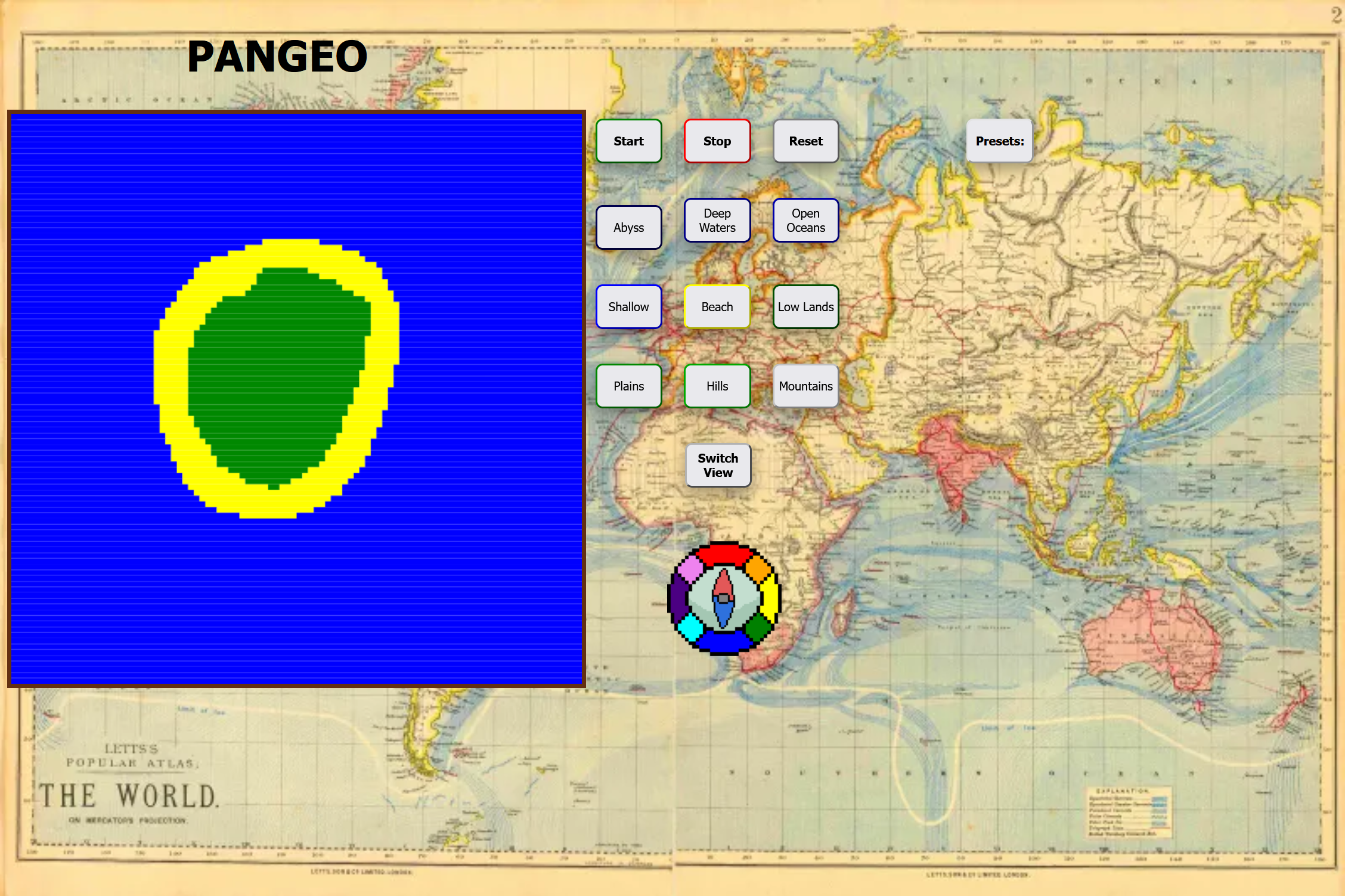 Pangeo Screenshot